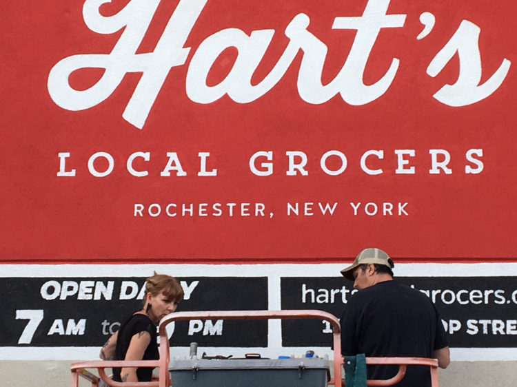 Hart's Local Grocers - Wall Mural - Leah Rizzo and Bill Klingensmith