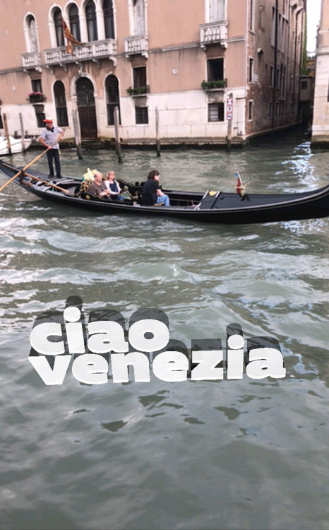 Ciao Venezia - Augmented Reality Typography Experiment in Venice