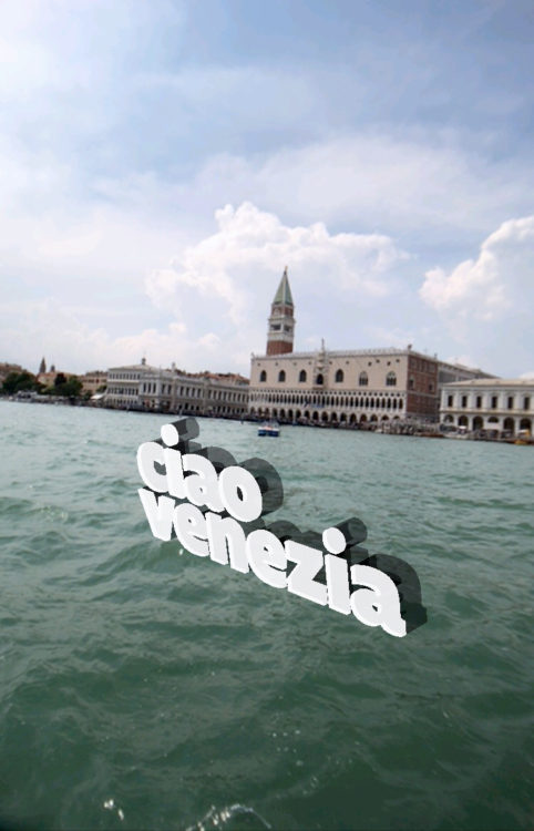 Ciao Venezia - Augmented Reality Typography Experiment in Venice