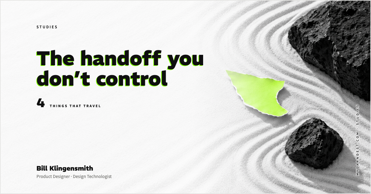 The handoff you don’t control